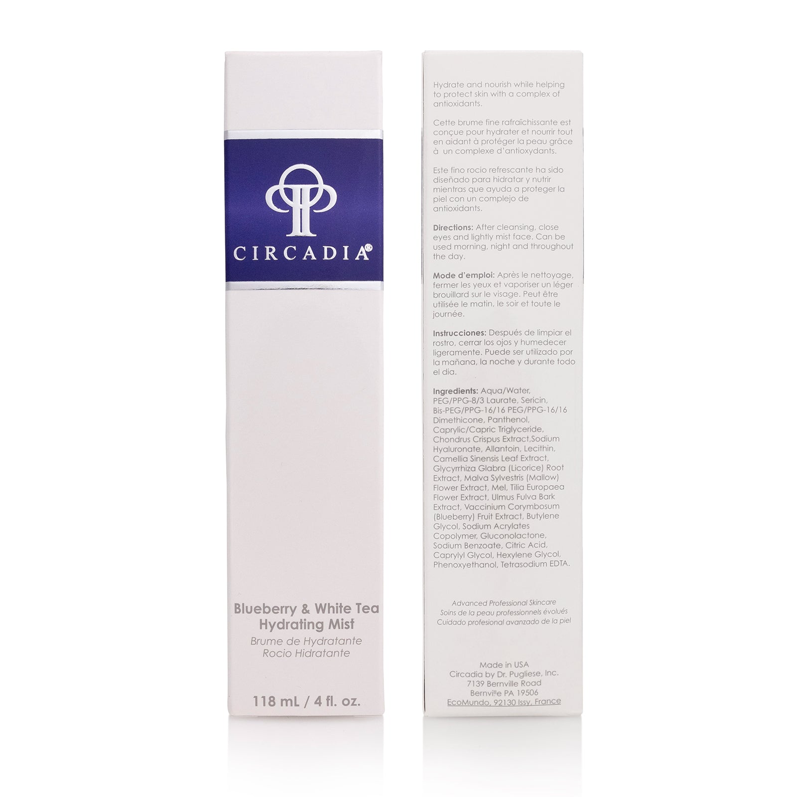 Blueberry & White Tea Hydrating Mist 118ml