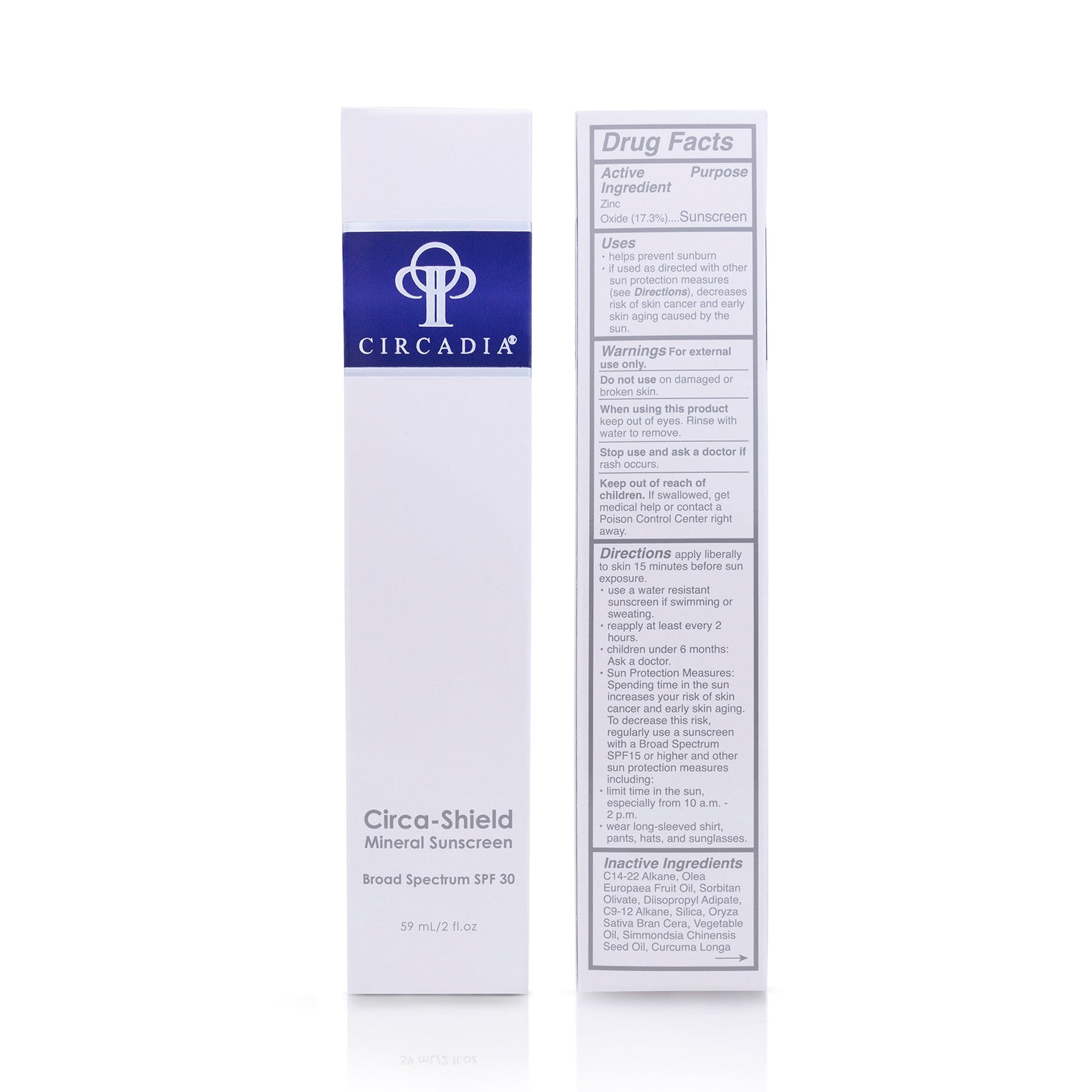 Circa-Shield – Mineral Sunscreen (SPF 30) 59ml