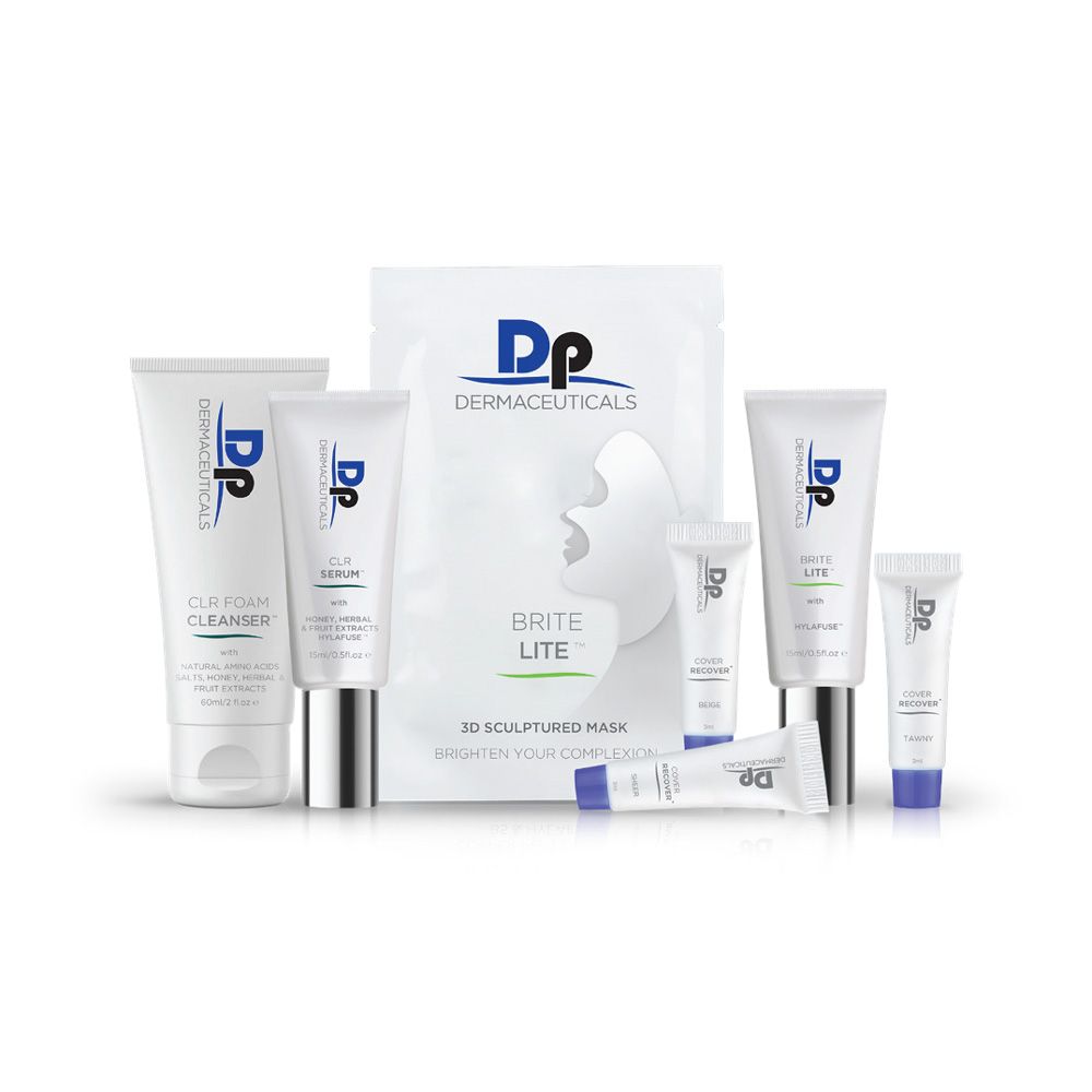 Problematic Skin Starter Kit  CLR Foam Cleanser 60ml, CLR Serum 15ml, Brite Lite 15ml, Brite Lite 3D Mask,  Cover Recover Sheer, Beige and Tawny 3ml